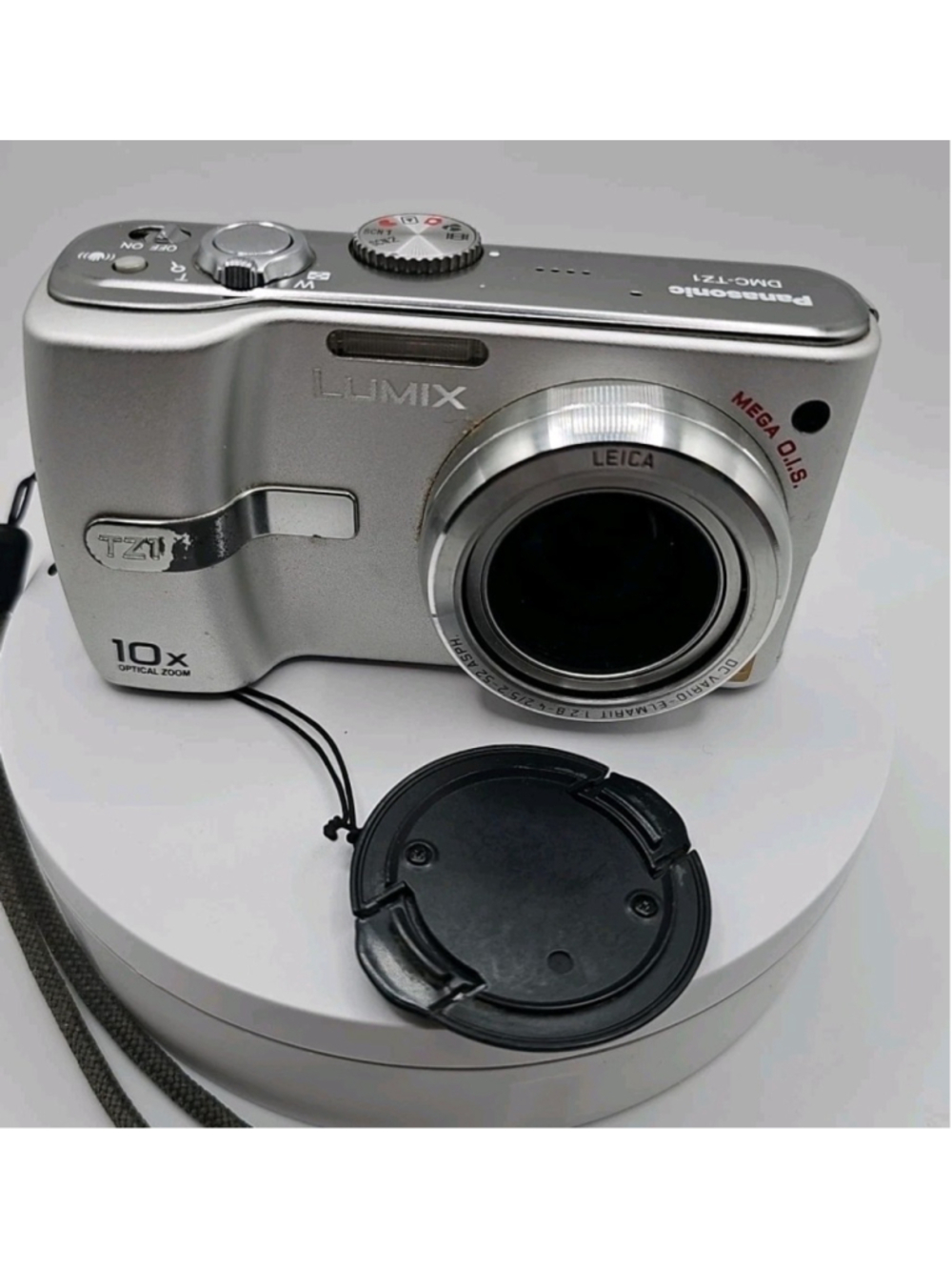 Panasonic Lumix DMC-TZ1 5.0MP 10x Zoom Digital Camera Untested/For Parts
